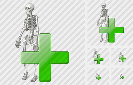 Icone Skeleton Add