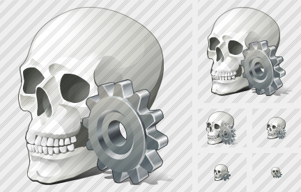 Skull Settings Icon