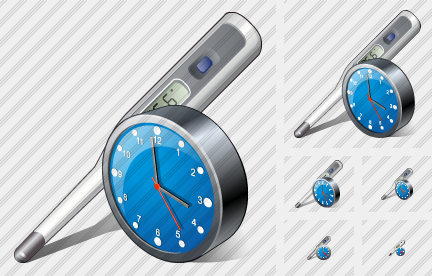  Thermometer Clock