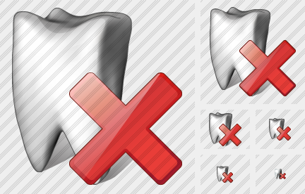 Tooth Delete Icon