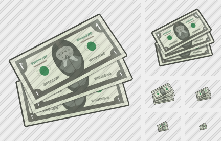 Dollars Icon Dollars Icon