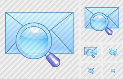 Email Unread Search Icon