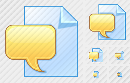File Message Icon