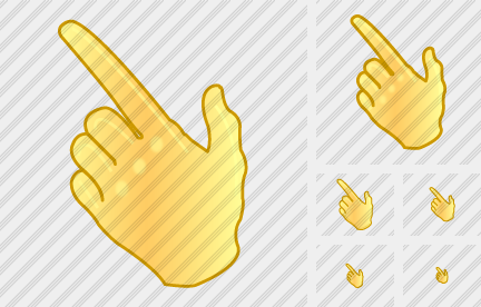 Hand 2 Icon. XP Artistic. Professional Stock Icon and Free Sets ...