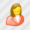 User Woman 2 Icon