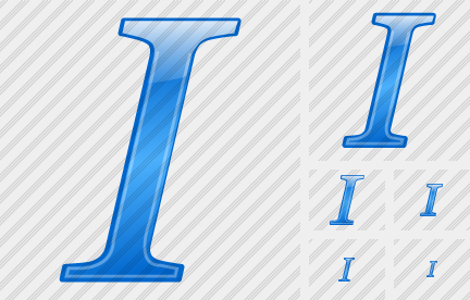 Icone Text Italic